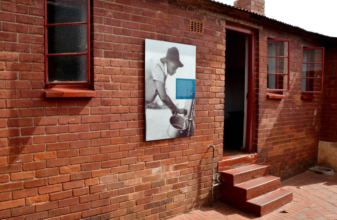Huis Winnie en Nelson Mandela in Soweto