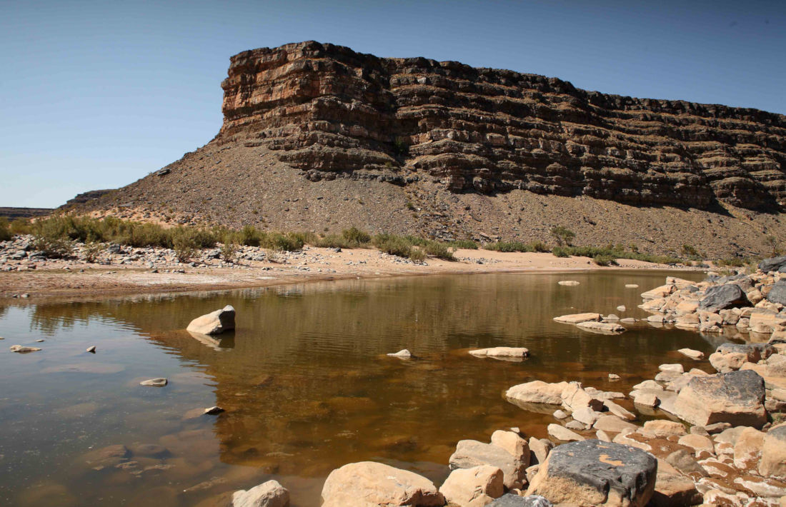 Fish rivier in Namibie