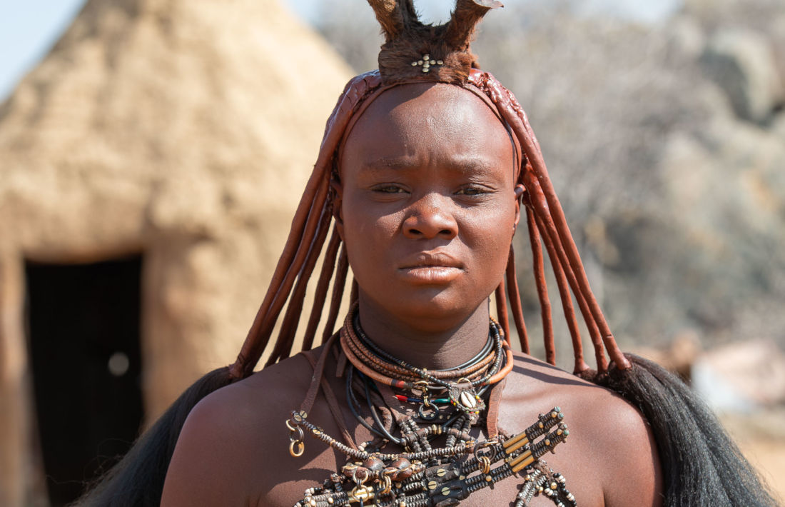 Himba vrouw in Damaraland