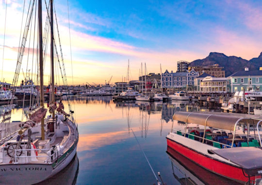 Kaapstad met uitzicht op de haven