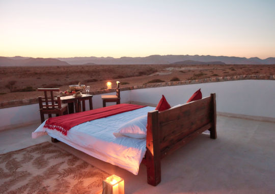 Sleep out bij Agama Lodge bij reis van Kaapstad naar Windhoek