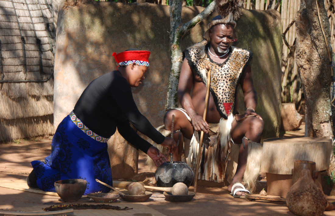 Zoeloe cultuur in Zuid Afrika