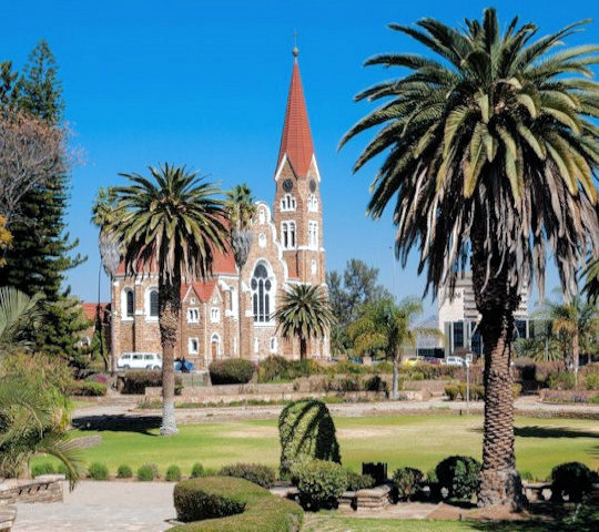 Christ church in centrum van Windhoek