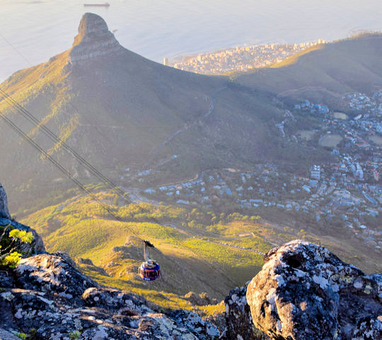 Kabelbaan naar Tafelberg in Kaapstad