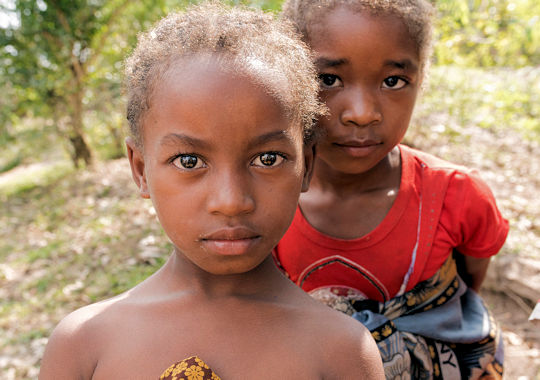 Kinderen op Madagascar