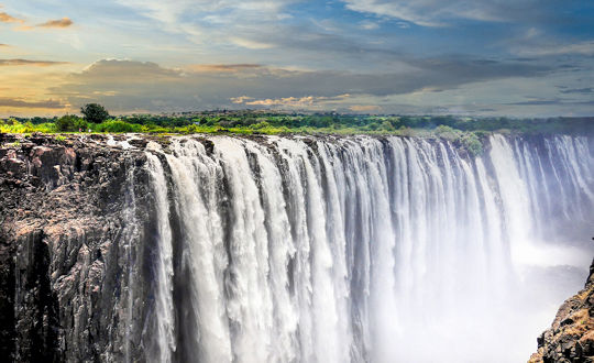 Victoria watervallen in Zimbabwe 2