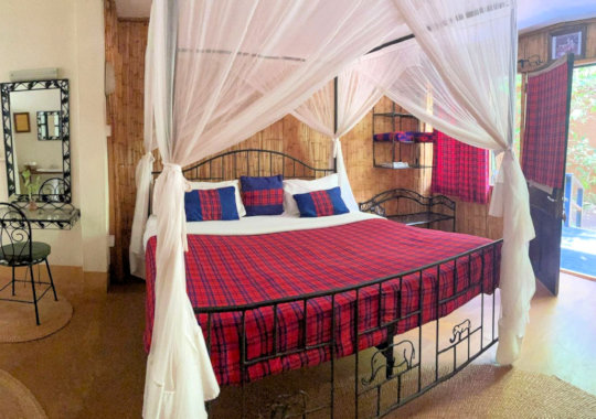 Kamer bij Octagon Lodge bij Karatu tijdens groepsreis Tanzania