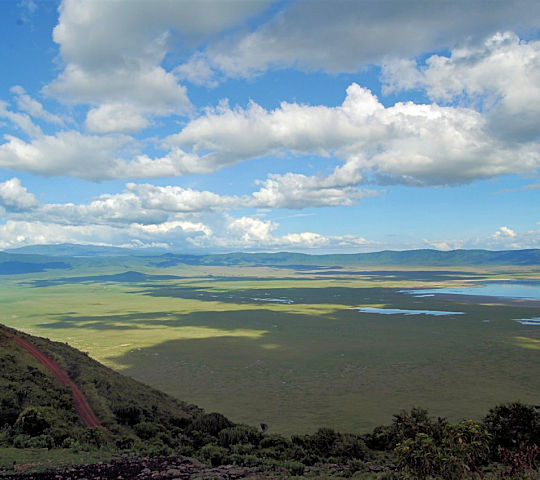 Ngorongoro Crater tijdens 4 parken safari Tanzania