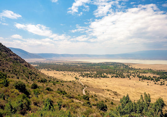 Safari in Ngorongoro krater bij groepsreis Kenia enTanzania