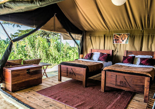 Tent bij Angata Ngorongoro Camp