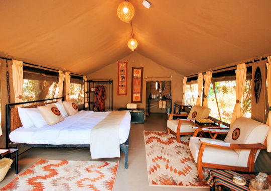 Tent bij Mara Eden Safari Camp