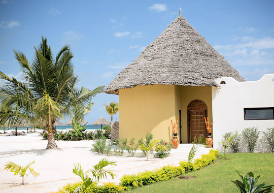 Beach Villa aan strand bij Gold Zanzibar