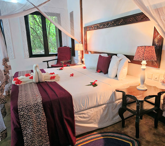 Deluxe garden kamer bij Fumba Beach Lodge Zanzibar