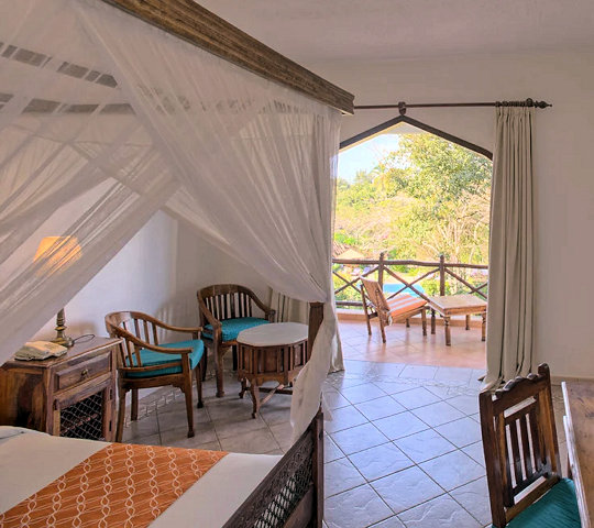 Garden kamer bij Bluebay Beach Resort en Spa op Zanzibar