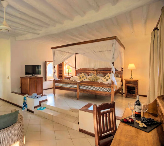 Junior suite bij Bluebay Beach Resort en Spa op Zanzibar