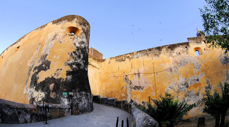 Oud fort in Stone Town op Zanzibar