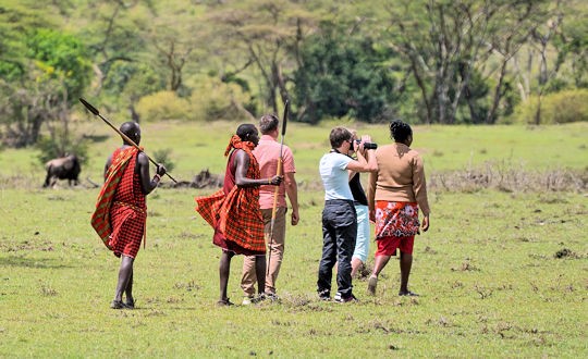 Wandelsafari met Masai krijgers in Kenia