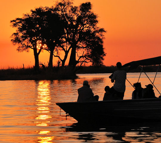 Bootsafari op de Chobe rivier in Botswana