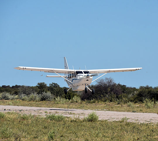 Chartervlucht tijdens safari reis in Botswana 1