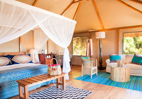 Kamer bij Machangulo Beach Lodge in Mozambique