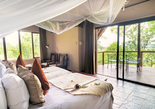 Kamer bij Muchenje Safari Lodge in Chobe tijdens vakantie in Botswana