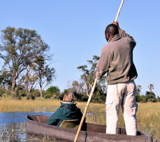 Mokorotrip op de Okavango rivier