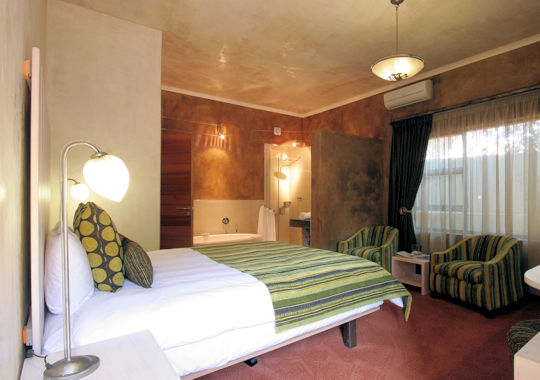 suite bij het African Rock hotel in Johannesburg