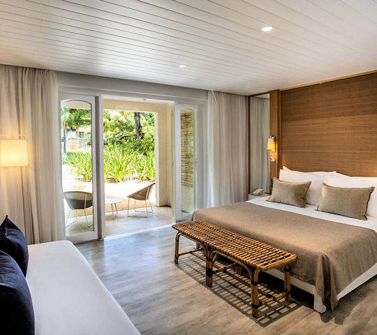 superior tuin en zeezicht kamer Cannonier Beachcomber hotel Mauritius