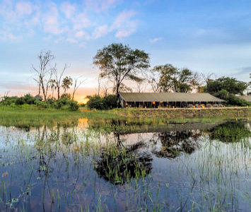 Gomoti Plains Camp in de Okavango Delta