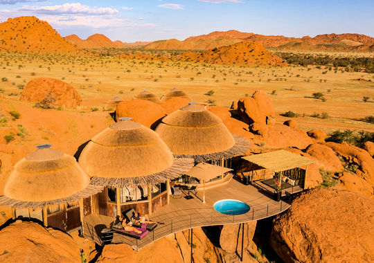 Suite bij Camp Kipwe in Damaraland in Namibië