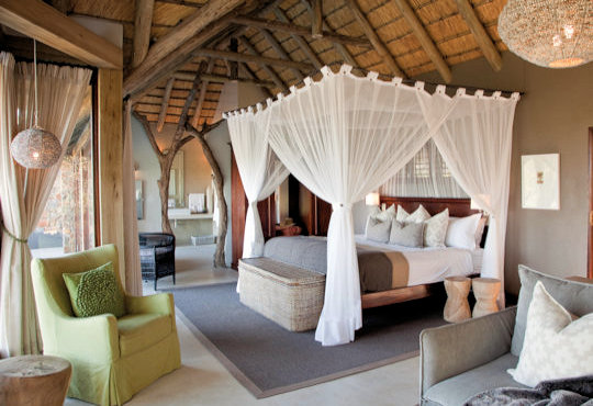 Suite bij Leopard Hills tijdens luxe huwelijksreis in Zuid-Afrika
