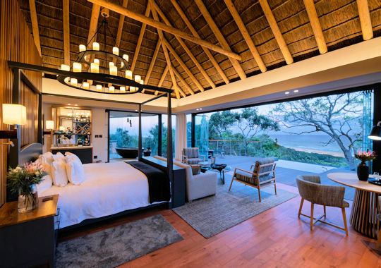 Kamer bij Oceana Beach Resort luxe kust reis Zuid Afrika