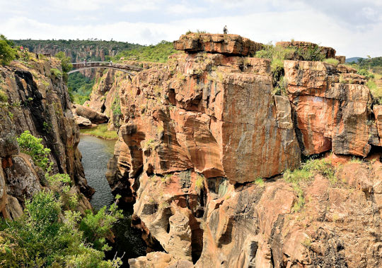 Bezoek aan Bourke's Luck Potholes in de Panoramaroute