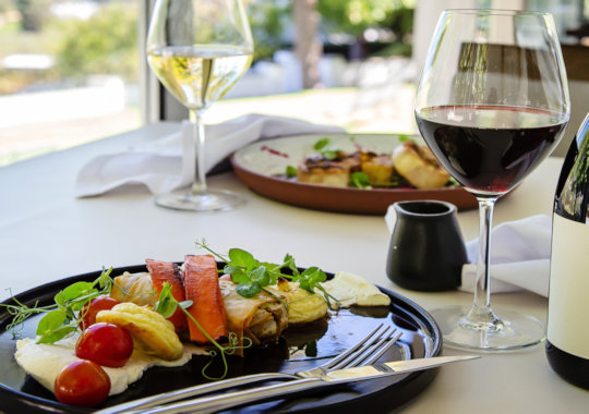 Lunch bij La Petite Ferme wijnfarm